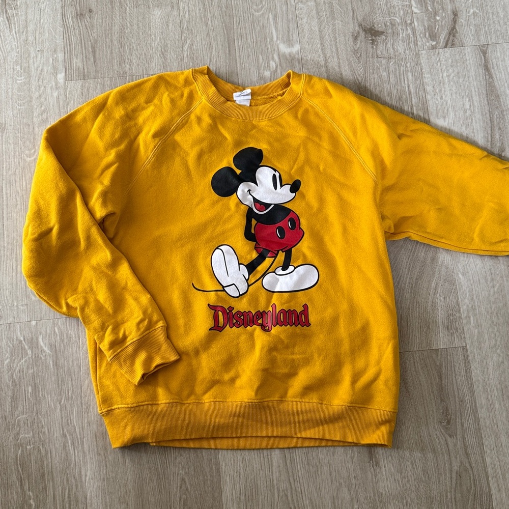 Disney Mustard Mickey Mouse Crewneck